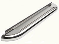 Боковые пороги (труба с листом) 60 мм Mercedes Sprinter (2006-2013)